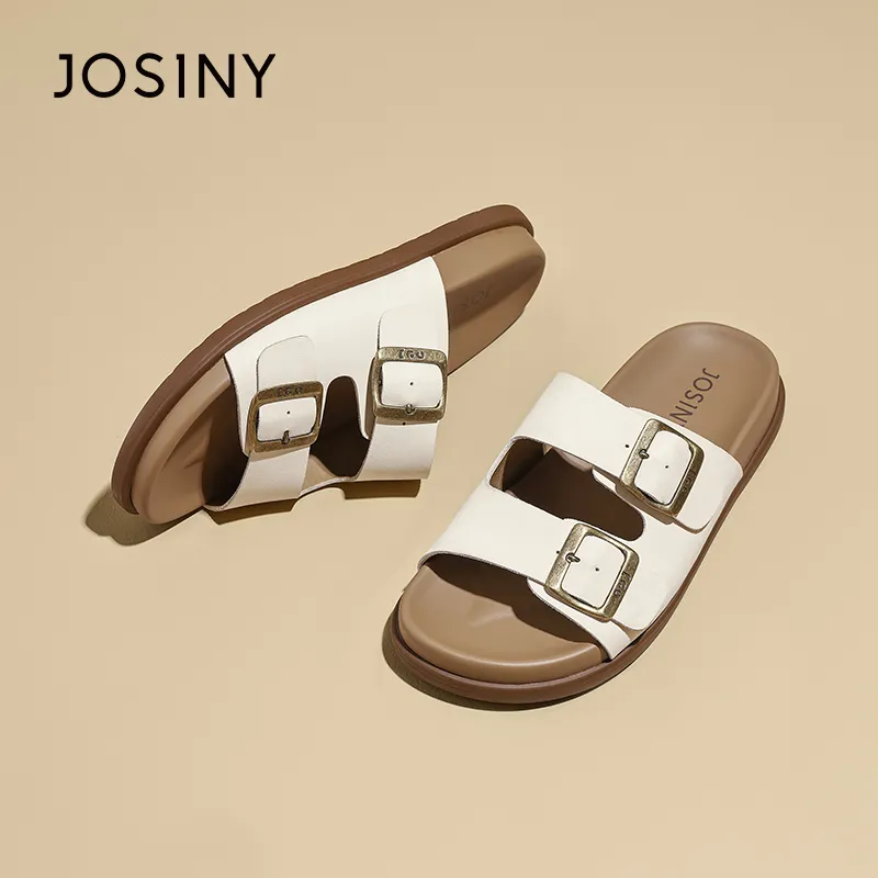 JOSINY Slip Resistant Abrasion Resistant Slide Slippers Women's-1