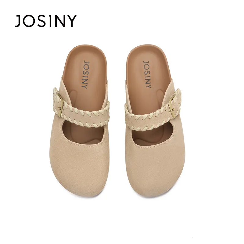 JOSINY Slip Resistant Abrasion Resistant Closed Toe Slippers Women's-2
