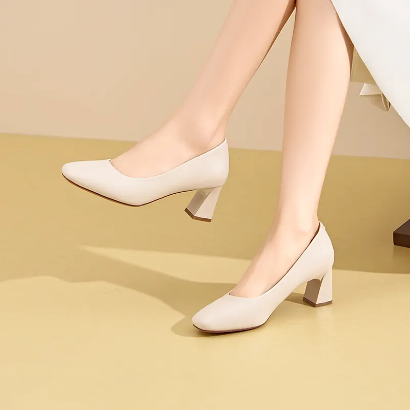 JOSINY High Heels 6cm Women's Ecru-3