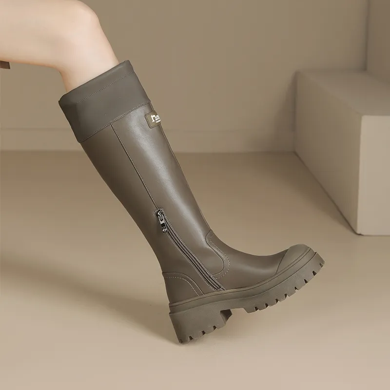JOSINY JOSINY Height-Enhancing Slimming Knee-High Boots 6cm Women's-11