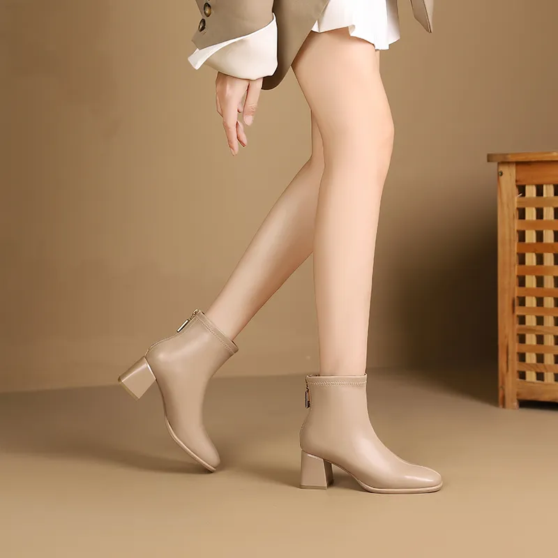 JOSINY Ankle Boots Women's Black/Ecru/Khaki-15