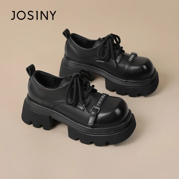 JOSINY Loafers Women's Black/Black Red-2
