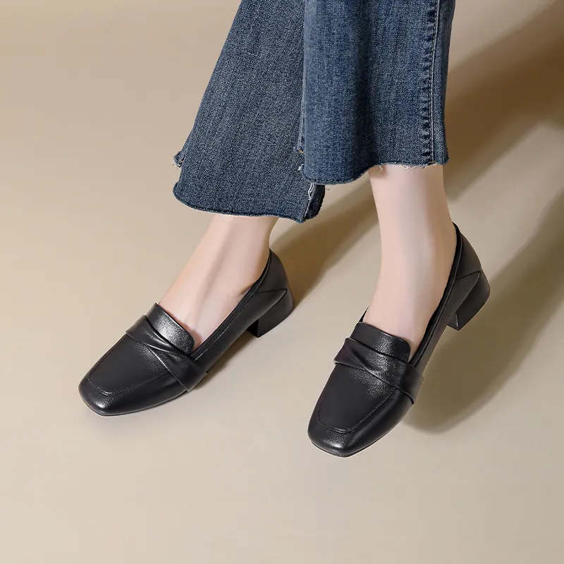 JOSINY Loafers Women's Black, Ecru, Apricot-6
