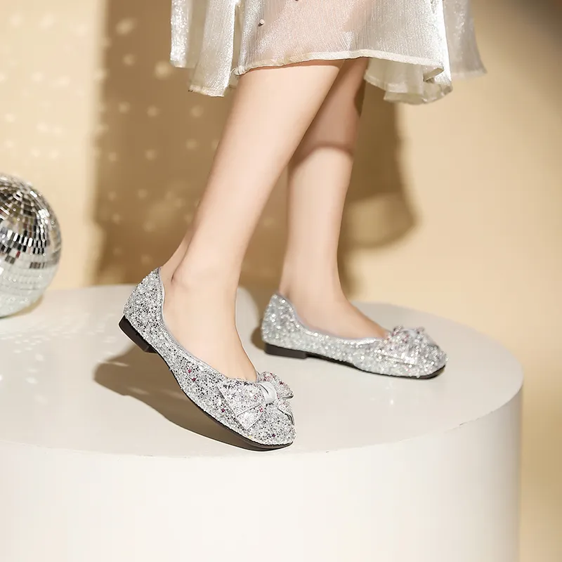 JOSINY Casual Single Shoes 1.5cm Women's Light Gold-11