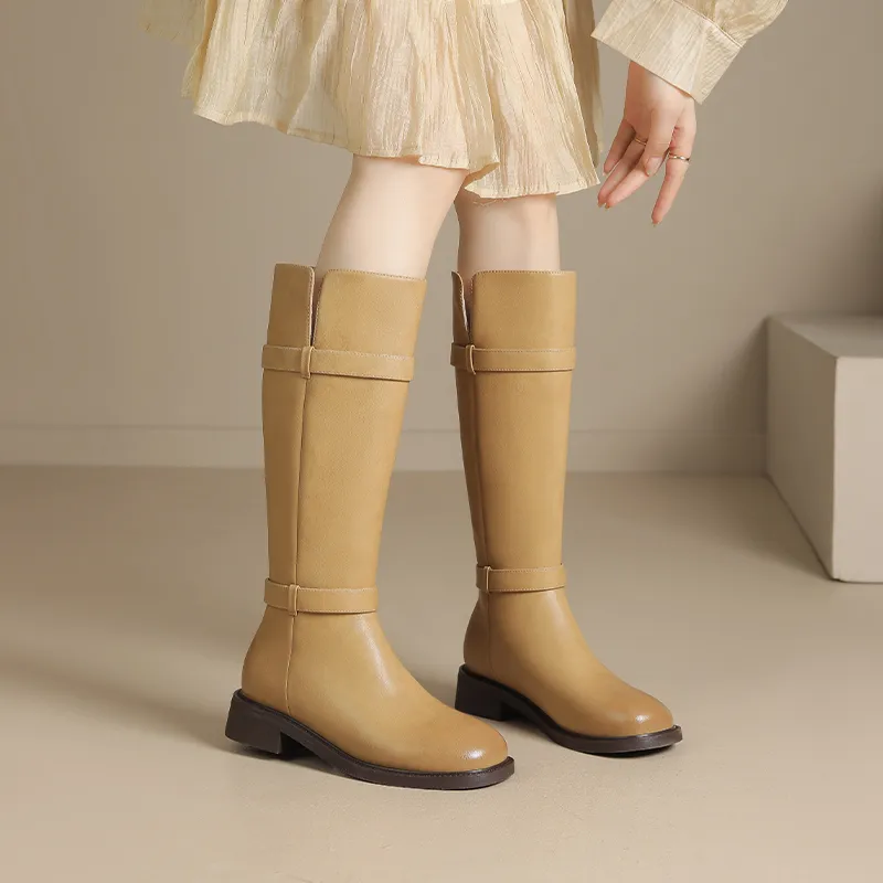 JOSINY Knee-high Boots 3.5cm Women's-12