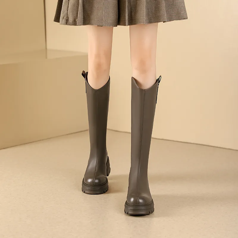 JOSINY Knee-high Boots 6cm Women's-22