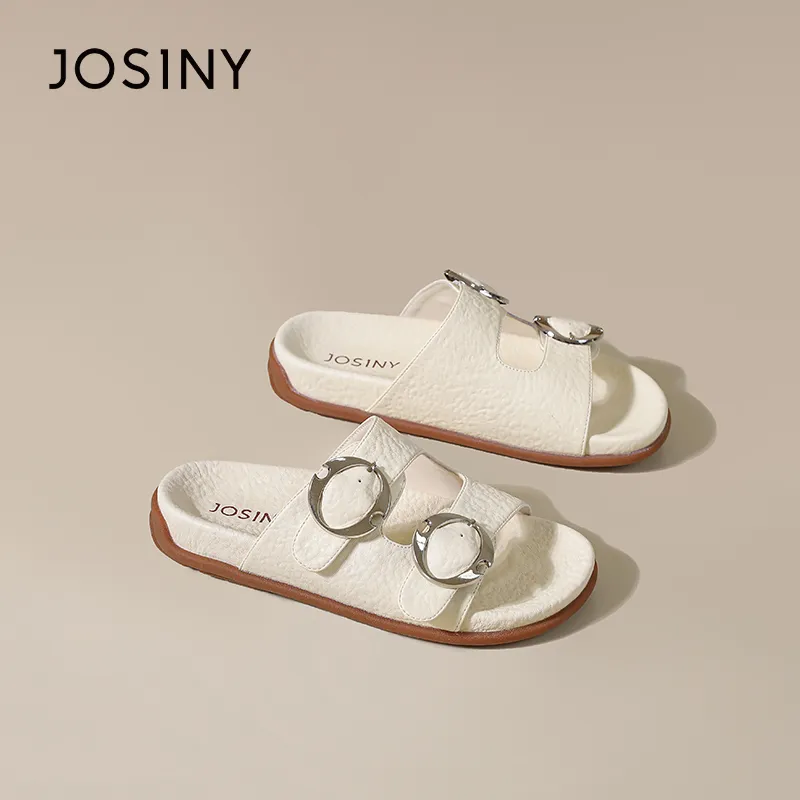 JOSINY Slip Resistant Abrasion Resistant Slide Slippers Women's-3