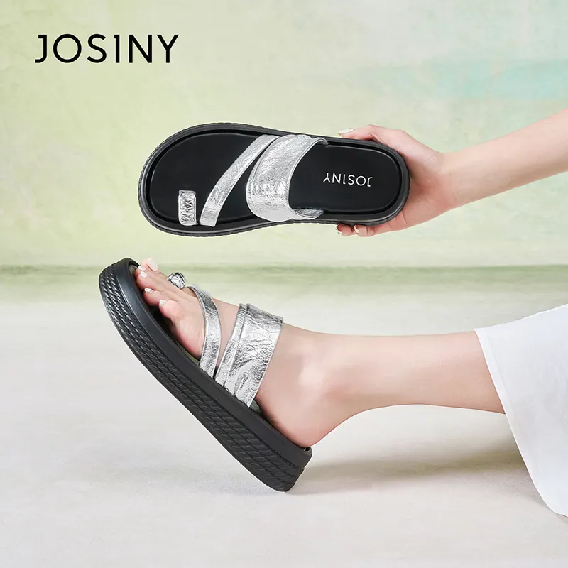 JOSINY Cushioning Slip Resistant Abrasion Resistant Slide Slippers Women's-4