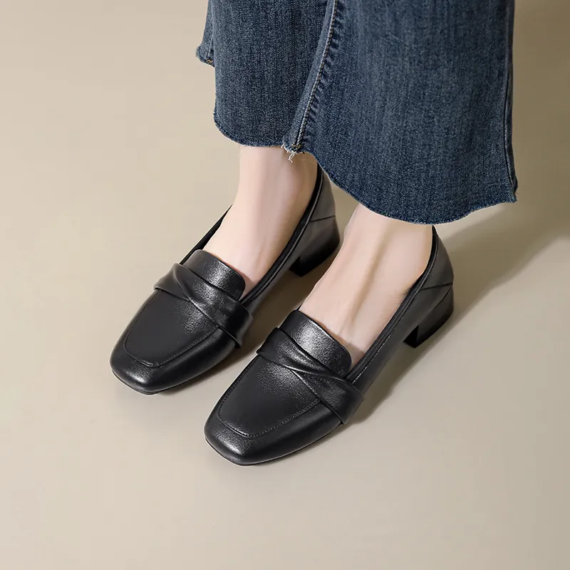 JOSINY Loafers Women's Black, Ecru, Apricot-3