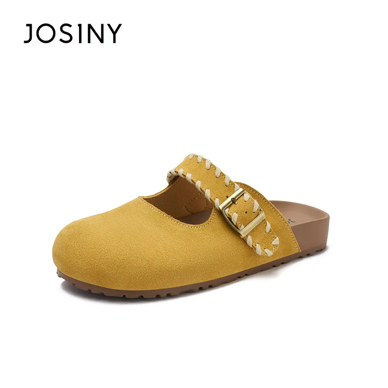 JOSINY Slip Resistant Abrasion Resistant Closed Toe Slippers Women's-9