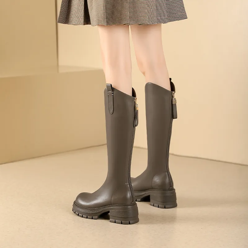 JOSINY Knee-high Boots 6cm Women's-25