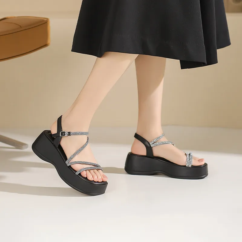 JOSINY JOSINY Beach Sandals Women's Black-6