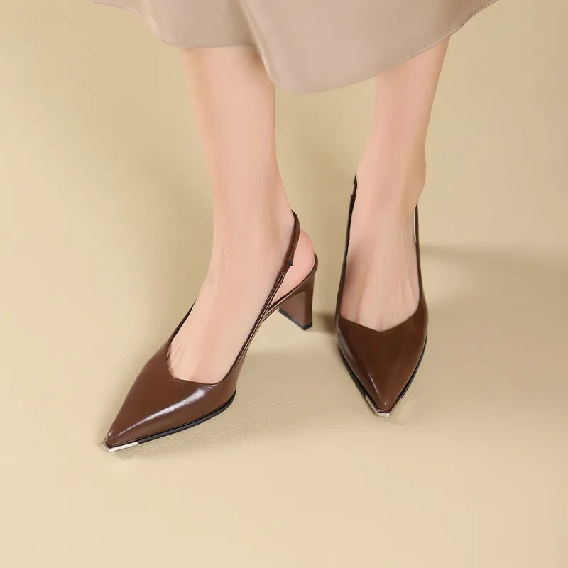 JOSINY JOSINY Block Heel High Heels 7.5cm Women's-11