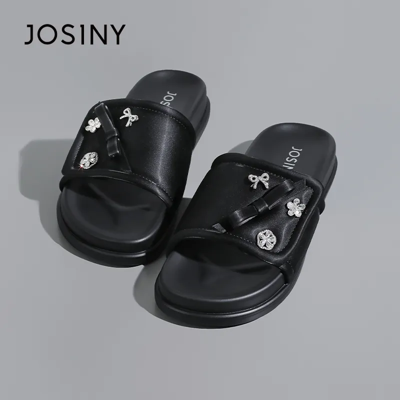 JOSINY Slip Resistant Abrasion Resistant Slide Slippers Women's-1