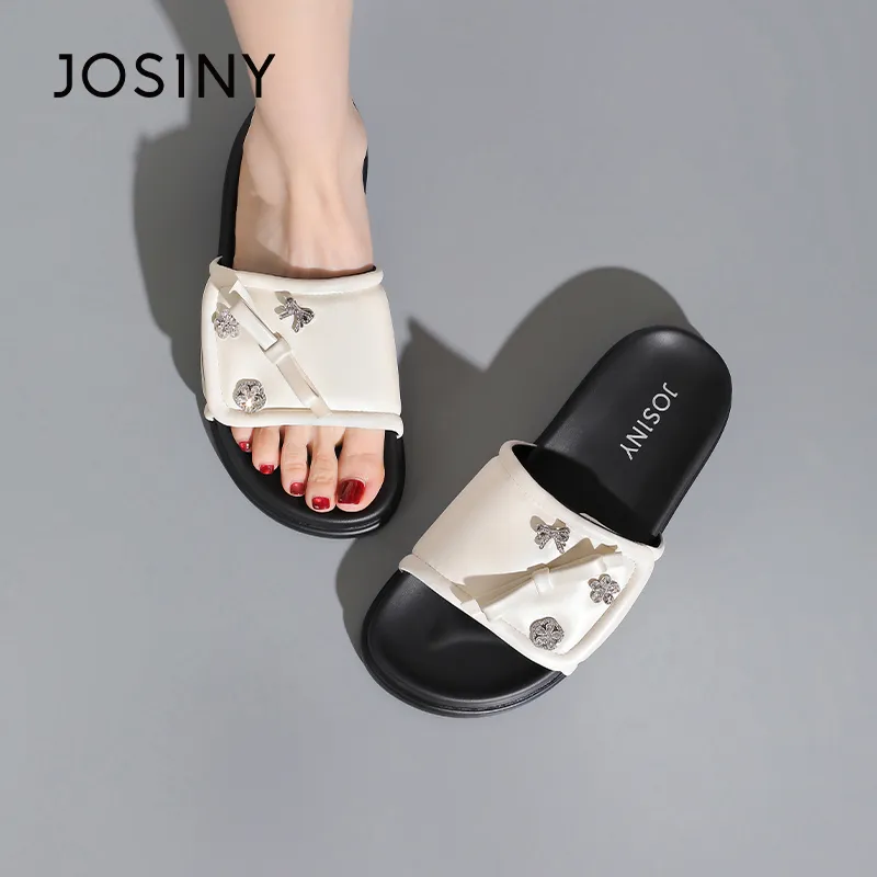 JOSINY Slip Resistant Abrasion Resistant Slide Slippers Women's-9