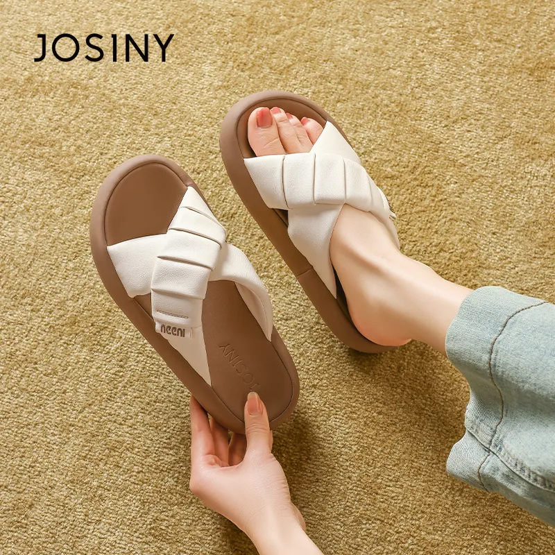 JOSINY Slip Resistant Abrasion Resistant Slide Slippers Women's-10