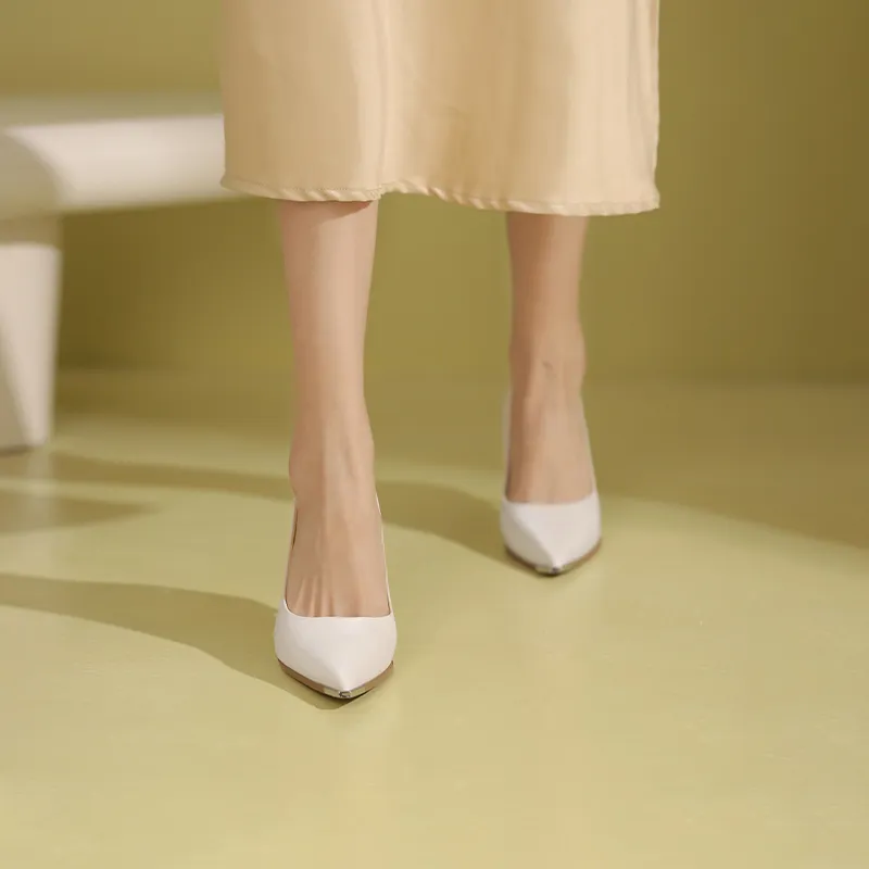 JOSINY Commute Pointed Toe Dress Shoes Unlined Work Shoes Slim Heel High Heels 6.5cm Women's-12