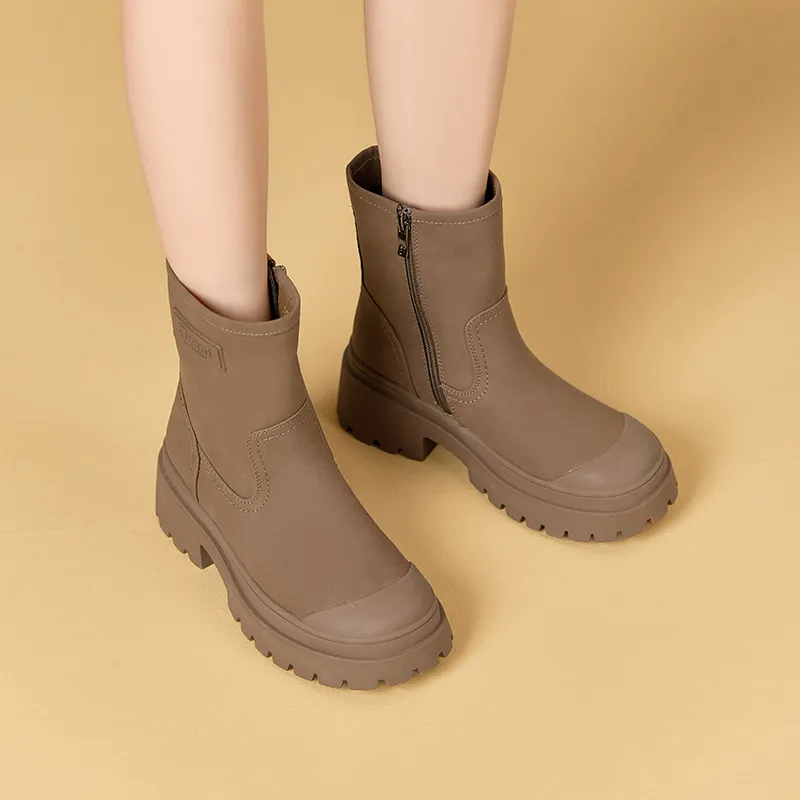 JOSINY Ankle Boots Women's Black, Brown, Yellow Green-11
