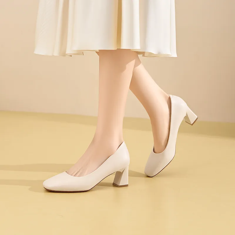 JOSINY High Heels 6cm Women's Ecru-4