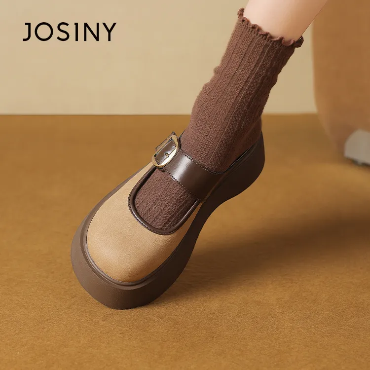 JOSINY Quick Drying Slip Resistant Wrap toe Slippers Women's Camel-7