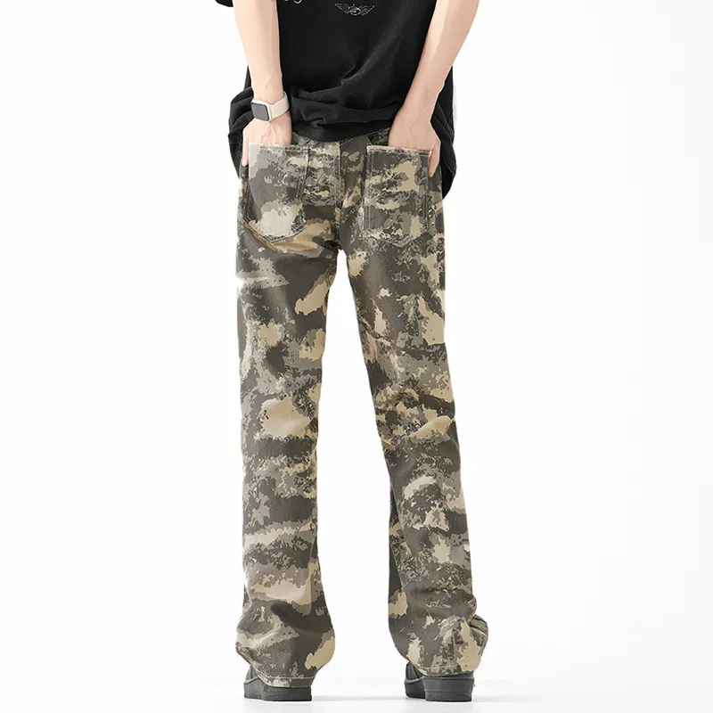 WELTER EXPERIMENT Jeans Unisex Desert Camouflage-7