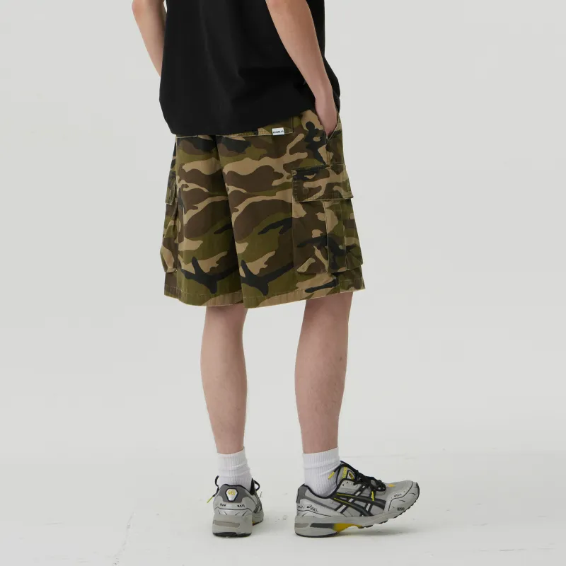 66ROUTE 66 Casual Shorts Unisex Camouflage-4