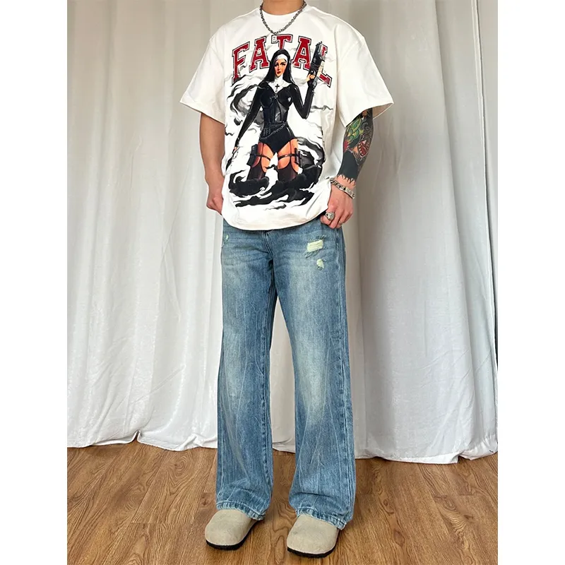 66/ROUTE 66 Jeans Unisex Cerulean-2