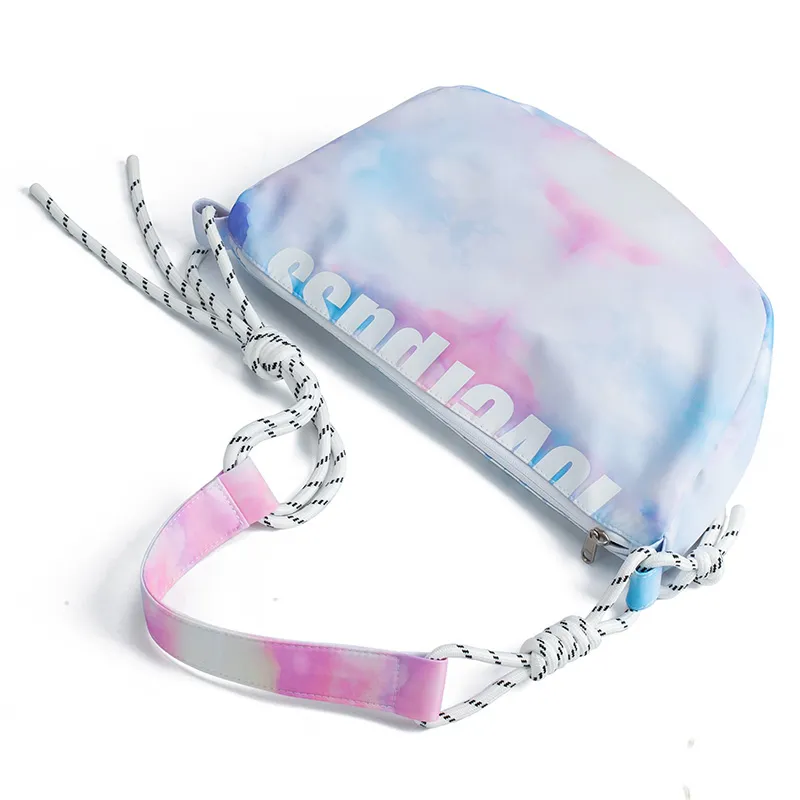 LOVERPUSS Polyester Shoulder Bag Unisex Dazzling White-2