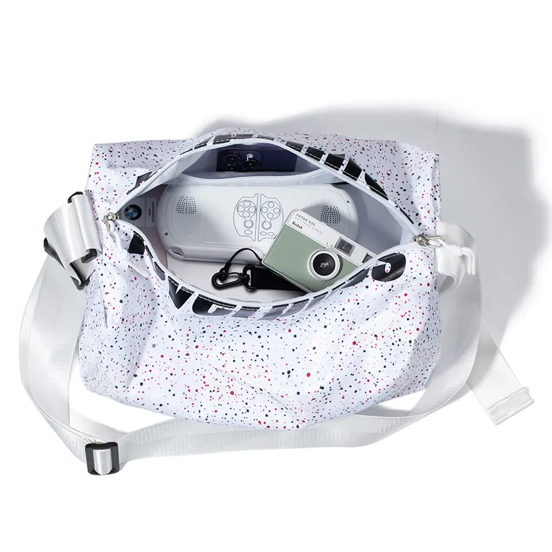 LOVERPUSS Fabric Shoulder Bag Crossbody Bag Regular Unisex Baby's Breath-3