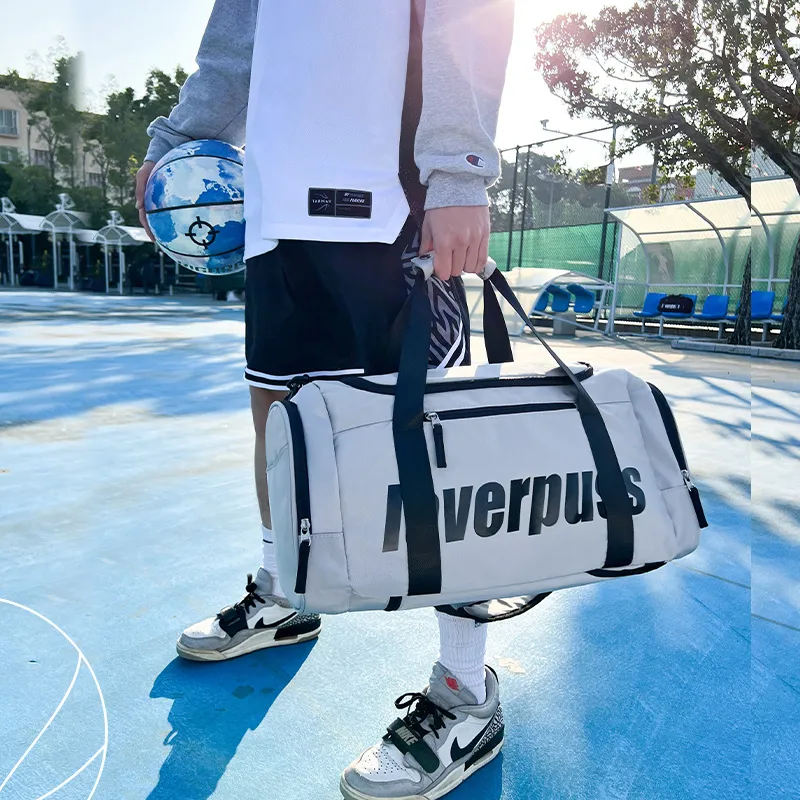 LOVERPUSS Polyester One Shoulder Crossbody Portable Fitness Storage Backpack Basketball Bag Unisex Multicolor-6