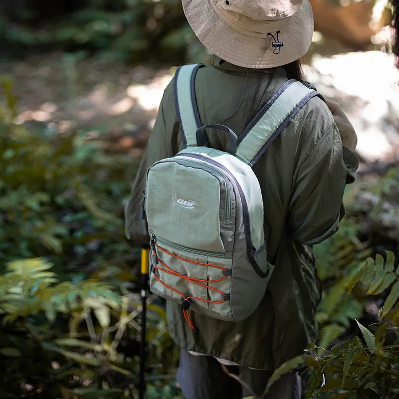 LOVERPUSS Fabric Backpack Unisex Forest Green-3