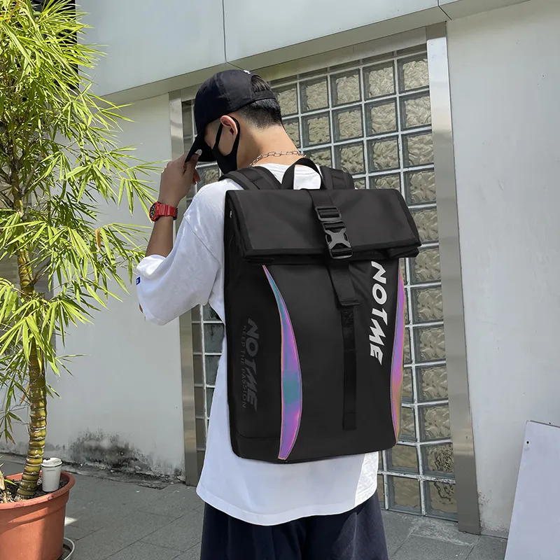 LOVERPUSS Fabric Backpack Regular Unisex Multicolor-2