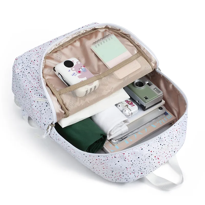 LOVERPUSS Fabric Backpack Unisex Baby's Breath-2
