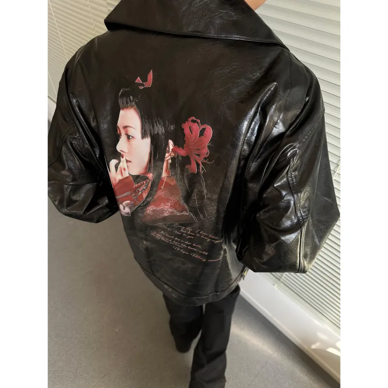 MADE EXTREME Leather Jacket Unisex Black-3