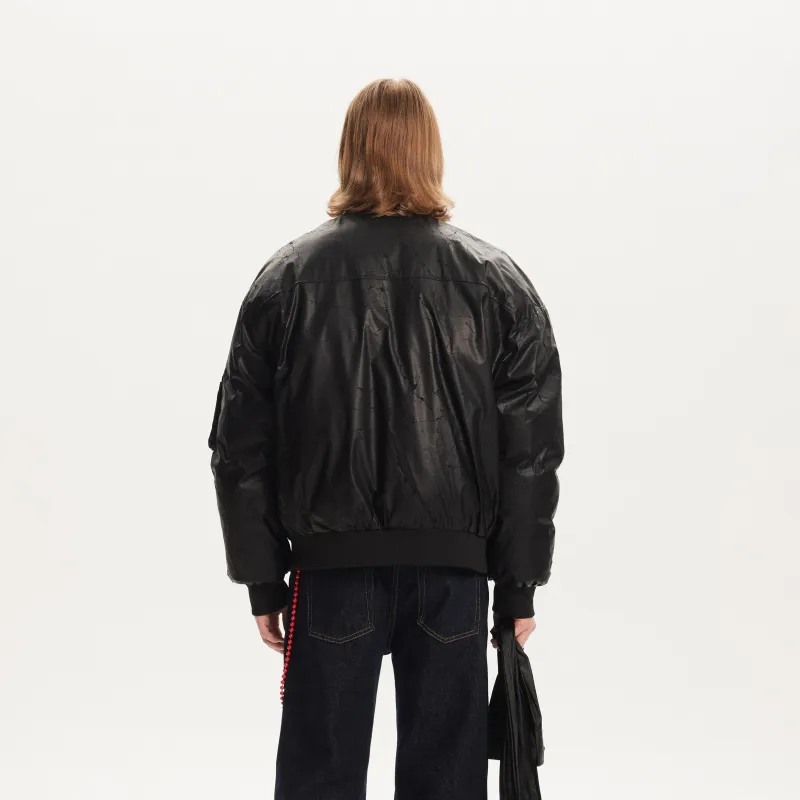 MADE EXTREME Puffer Jacket Unisex Black-4