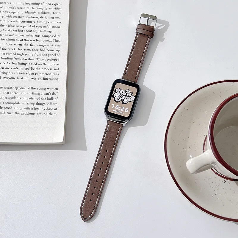 MUZHITIANKONG Xiaomi Compatibility Watch Band Leather-7