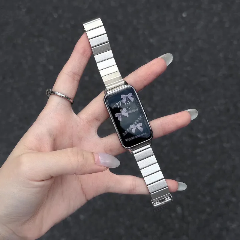 MUZHITIANKONG Huawei Compatibility Watch Band Metal-7