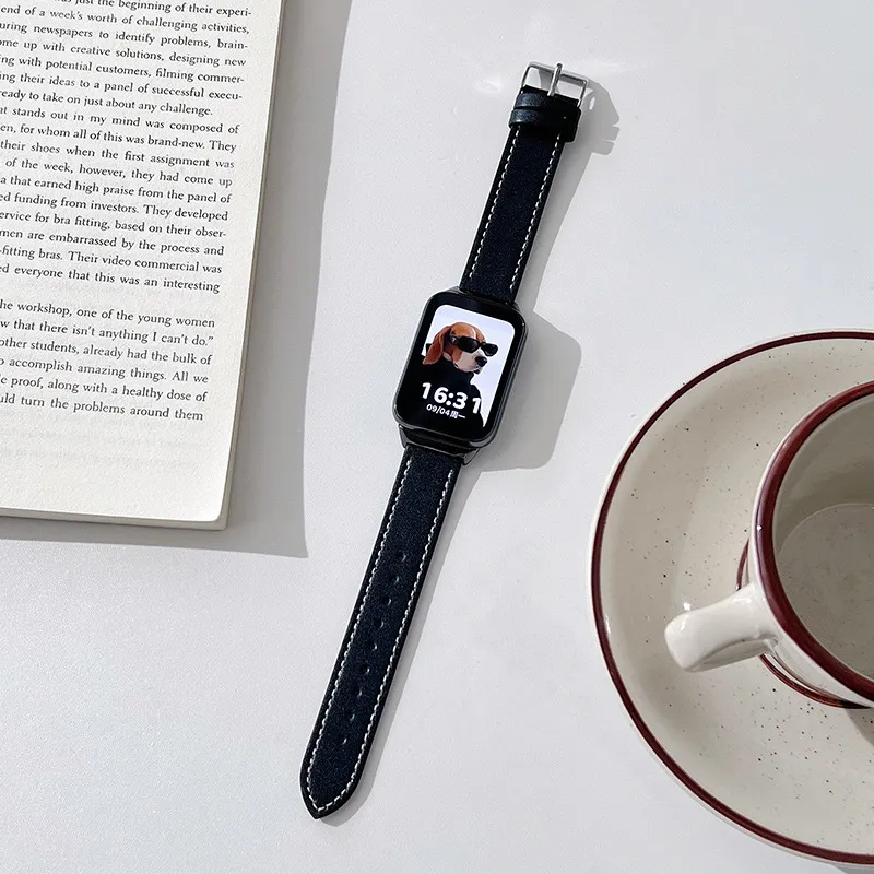 MUZHITIANKONG Xiaomi Compatibility Watch Band Leather-9