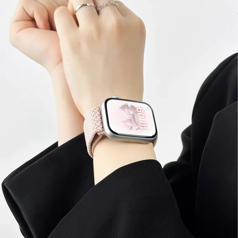 MUZHITIANKONG Apple Compatibility Watch Band 136 181mm Fabric Material-2