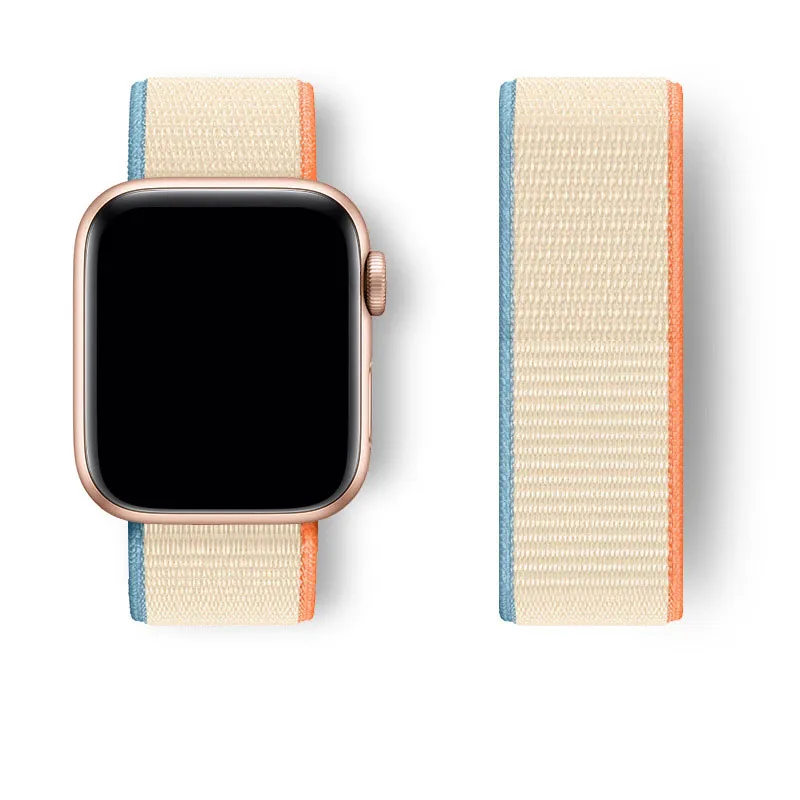 MUZHITIANKONG Apple Compatibility Watch Band 19CM Nylon Material-2