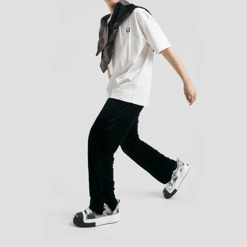 UNNAMED FORCES Skateboard Shoes Unisex Low Top White-9