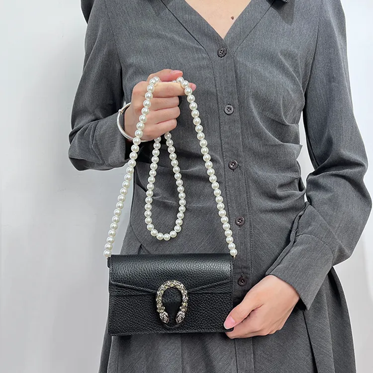 Ingenuity Handmade Bag Straps Women's Black-6
