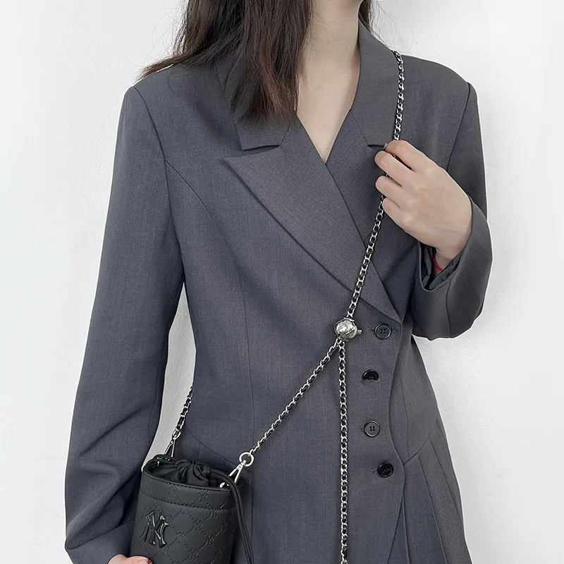 Ingenuity Handmade Microfiber Bag Shoulder Strap Women's Black-5