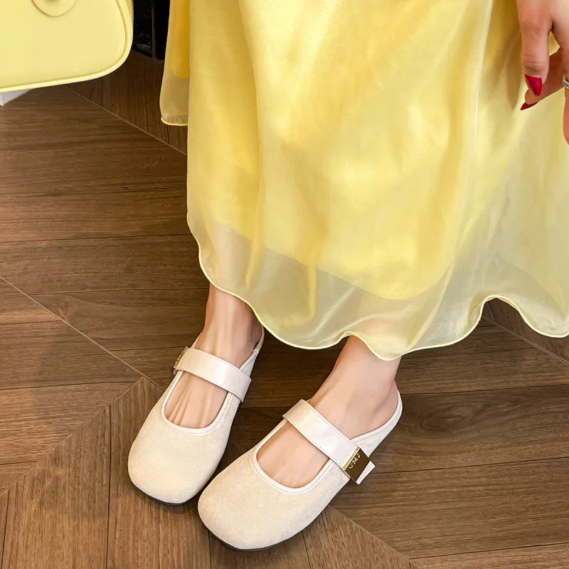 OMS Slip Resistant Closed Toe Slippers Women's-8