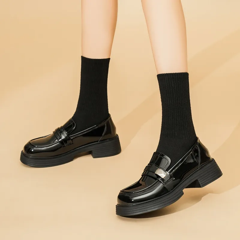 OMS Loafers Women's Black-2
