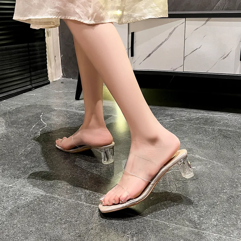 OMS Slide Slippers Women's Beige/Nude/Silver-8