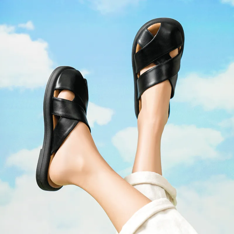 OMS Slip Resistant Wrap toe Slippers Women's-4