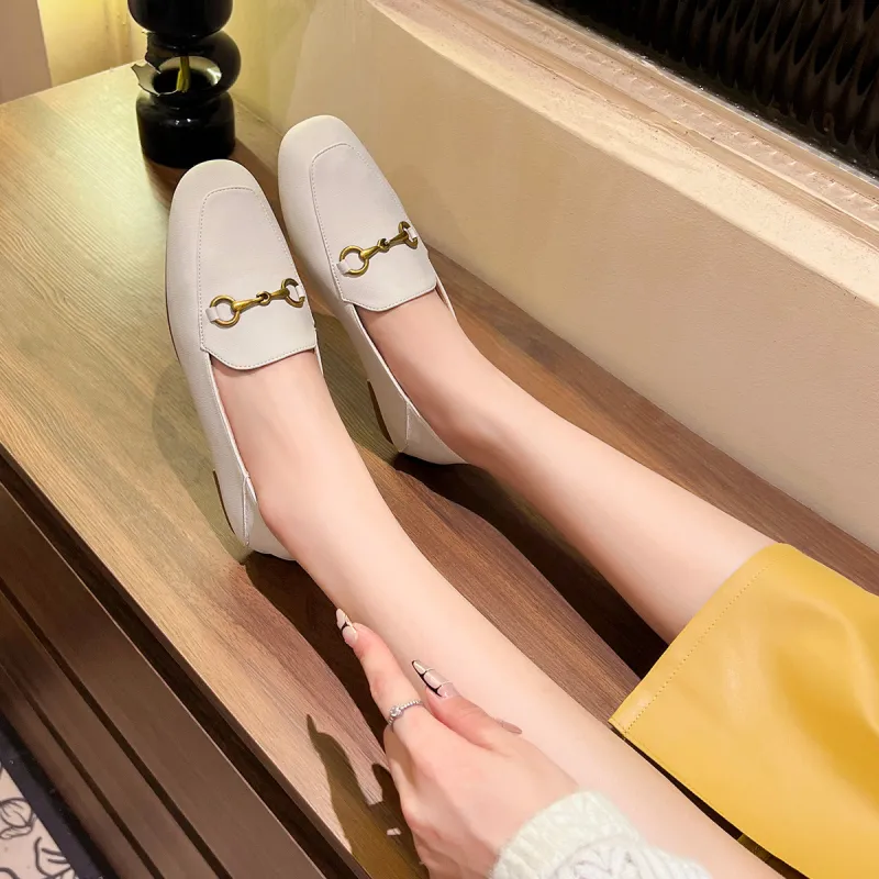OMS Loafers Women's Black/Beige-7