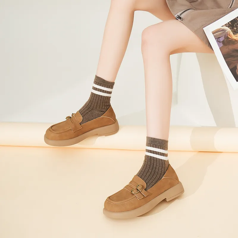 OMS Loafers Women's Beige/Khaki-6