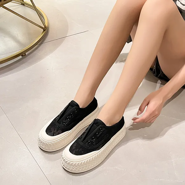 OMS Stylish Skateboarding Shoes 4cm Women's-6